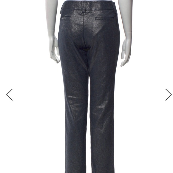 Alice + Olivia gray silver Straight Leg Pants - Picture 4 of 8